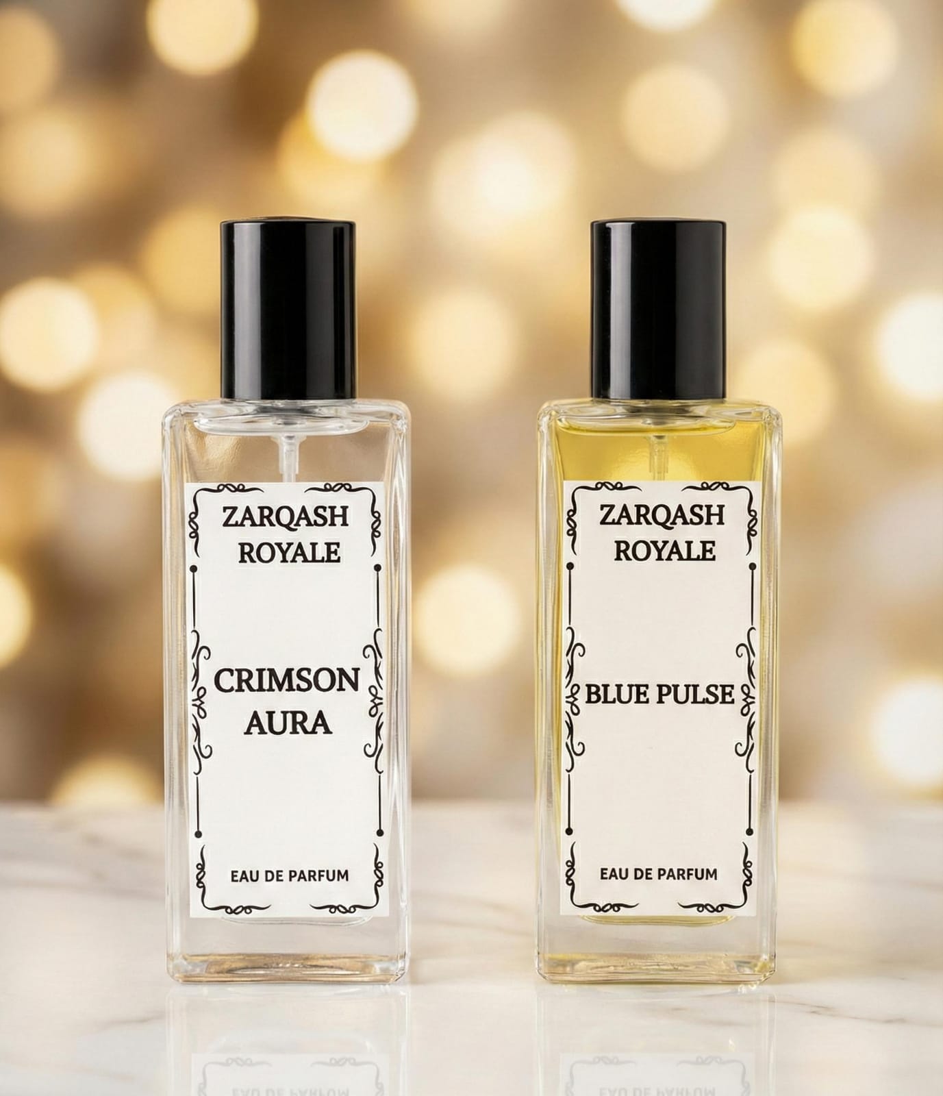 Blue Pulse + Crimson Aura